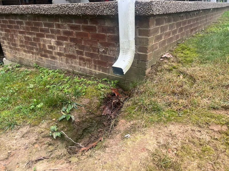 Route roof runoff away from the foundation