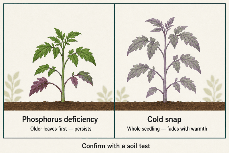 Rule out lookalike stresses before blaming phosphorus Rule out lookalike stresses before blaming phosphorus