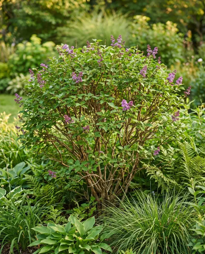 Selective cuts keep a lilac’s natural form