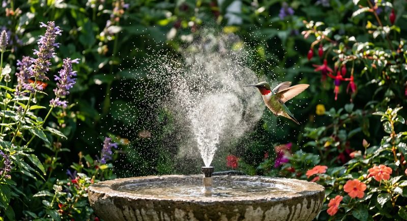 Shallow moving water for quick bathing