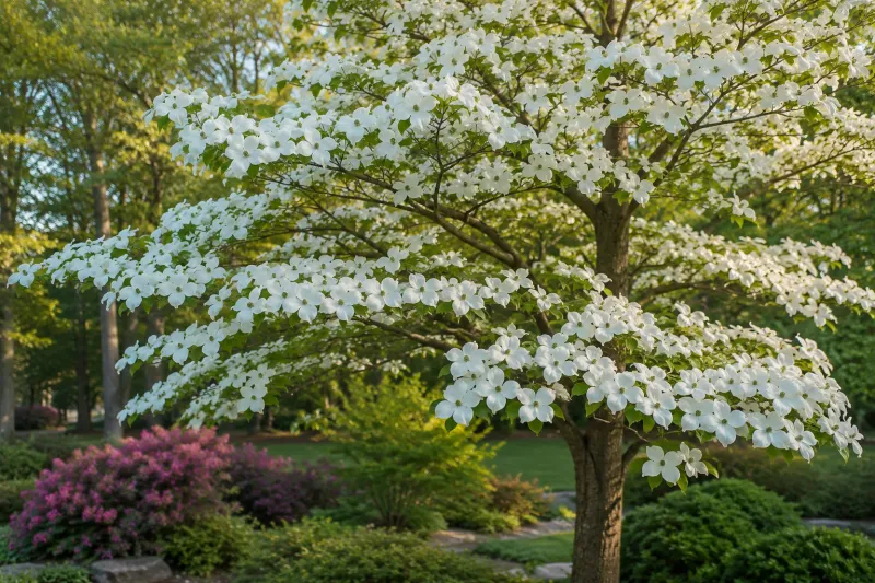 Shape the tree after flowering Shape the tree after flowering