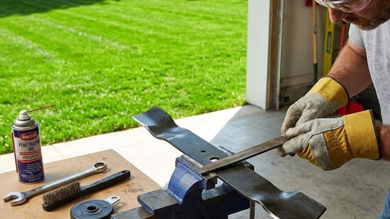 Sharpen sound blades and replace badly damaged ones