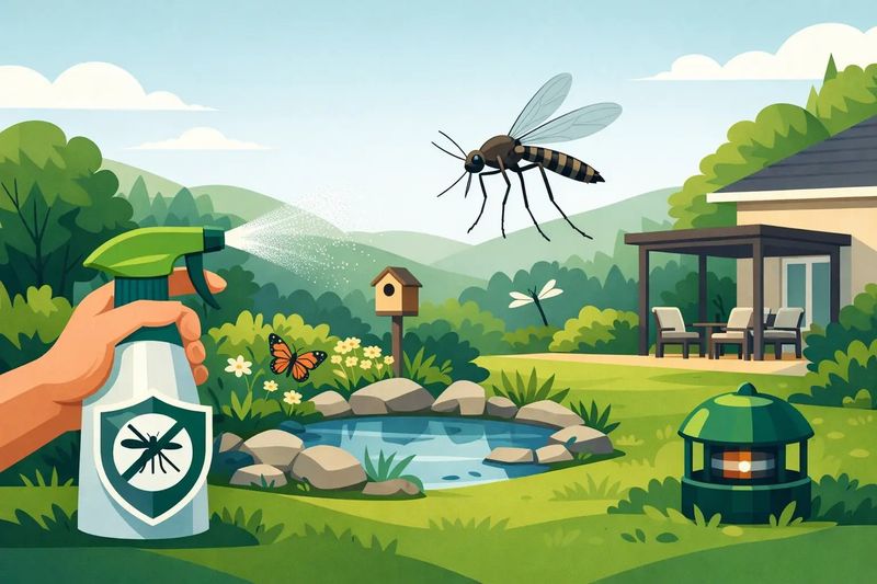 Spraying the Whole Yard for Bugs