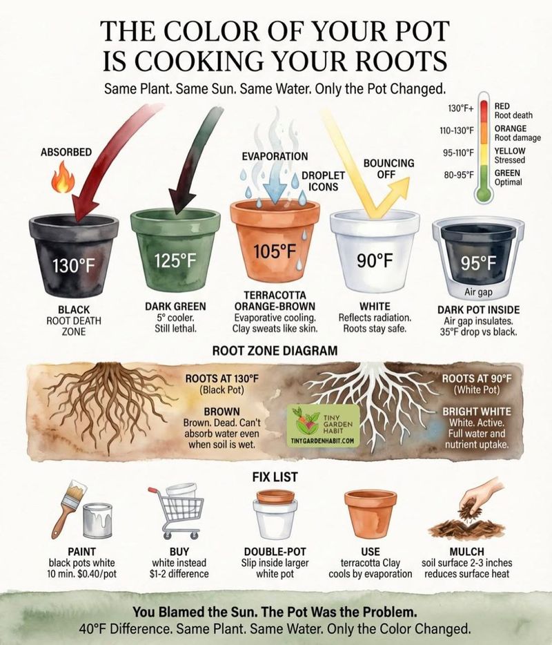 The container can become a heat trap