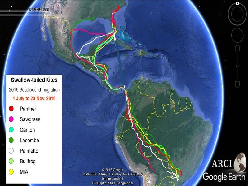The route continues far beyond Florida The route continues far beyond Florida