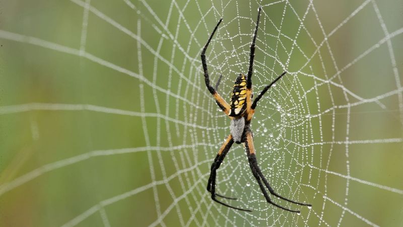 Their webs may catch mosquitoes and aphids, but they catch other insects too