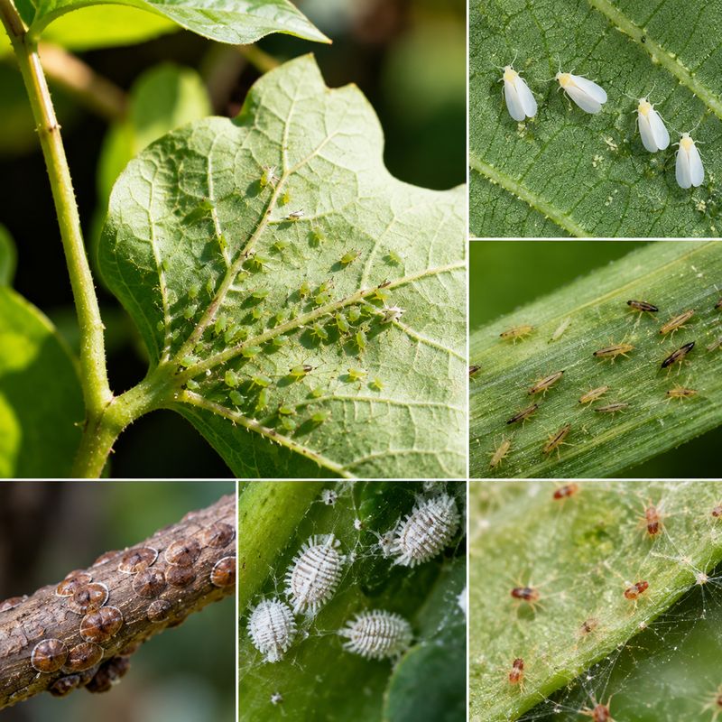 Tiny pests can cause yellowing or spread disease Tiny pests can cause yellowing or spread disease
