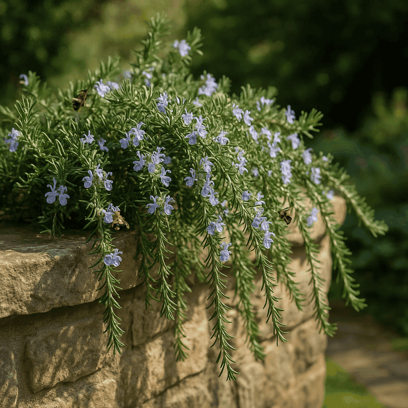 Trailing Rosemary (Salvia rosmarinus 'Prostratus')