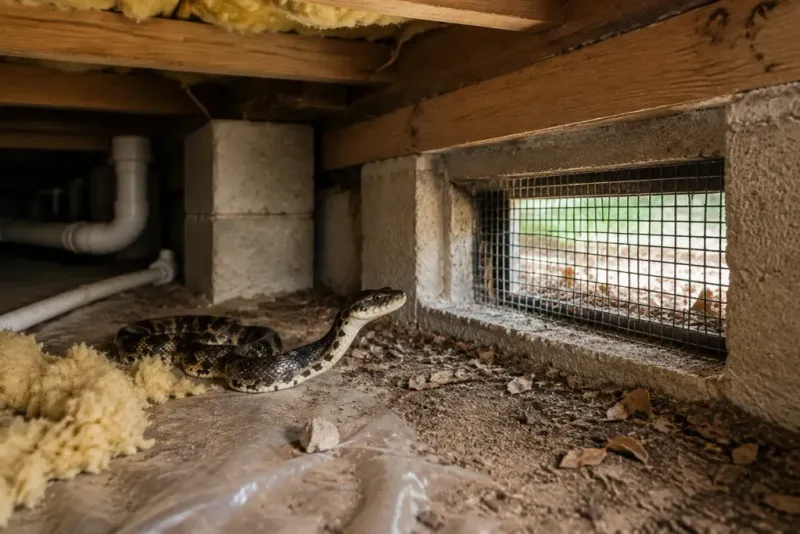 Unusual Gaps Under Sheds or Slabs Unusual Gaps Under Sheds or Slabs