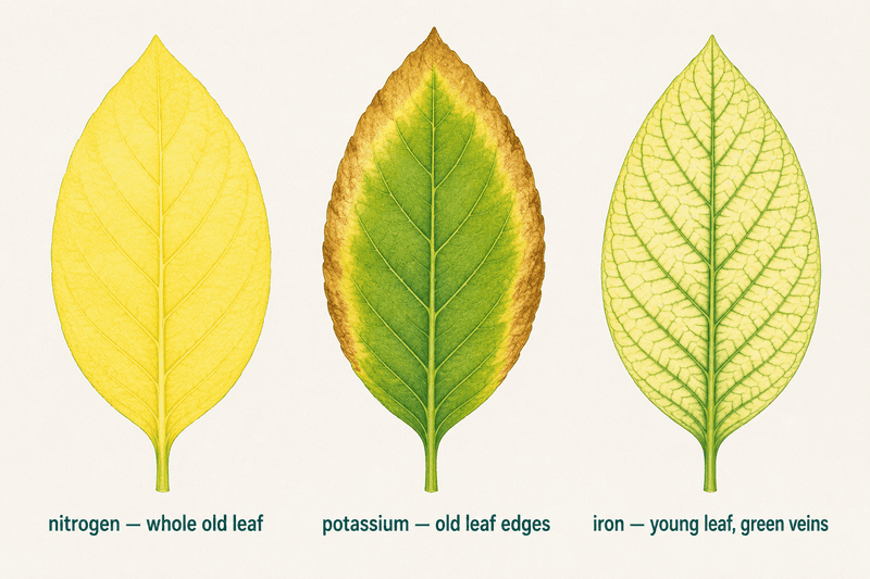 Use Leaf Patterns to Check Other Causes Use Leaf Patterns to Check Other Causes