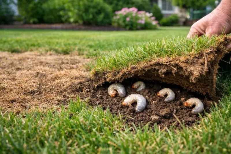 Use a measured plan for the porch and lawn Use a measured plan for the porch and lawn