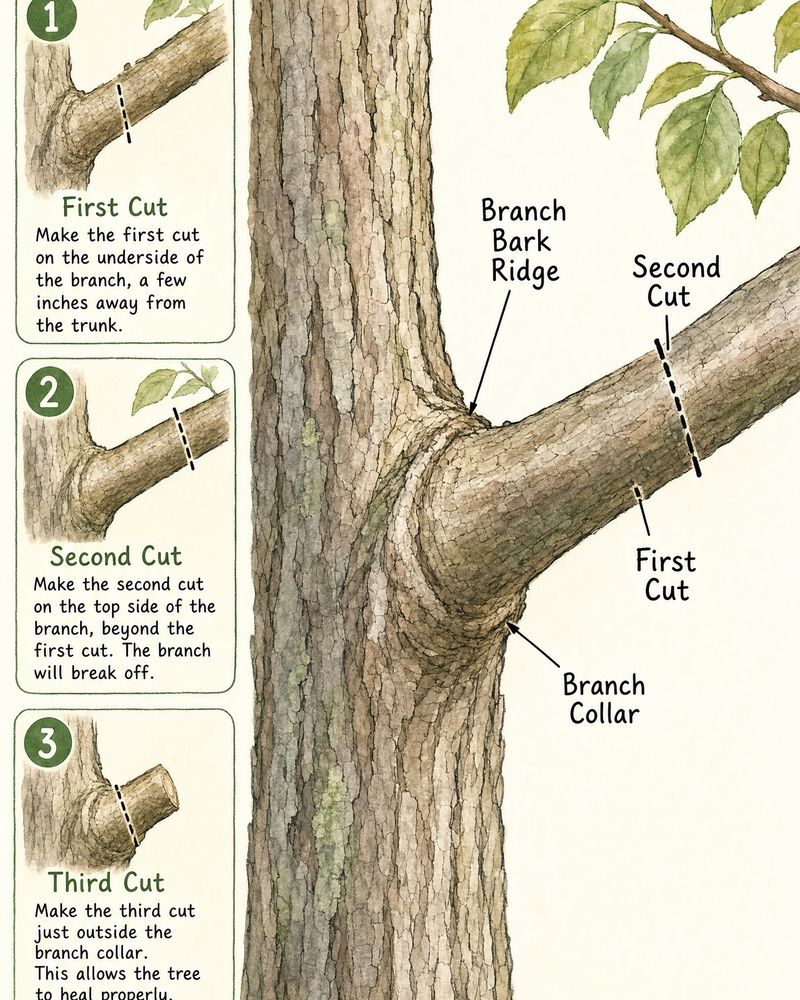 Use careful cuts and avoid unnecessary stress