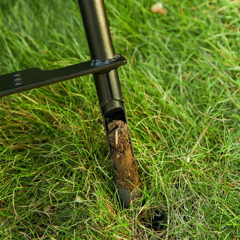 Use core aeration only when compaction is causing the uneven growth Use core aeration only when compaction is causing the uneven growth