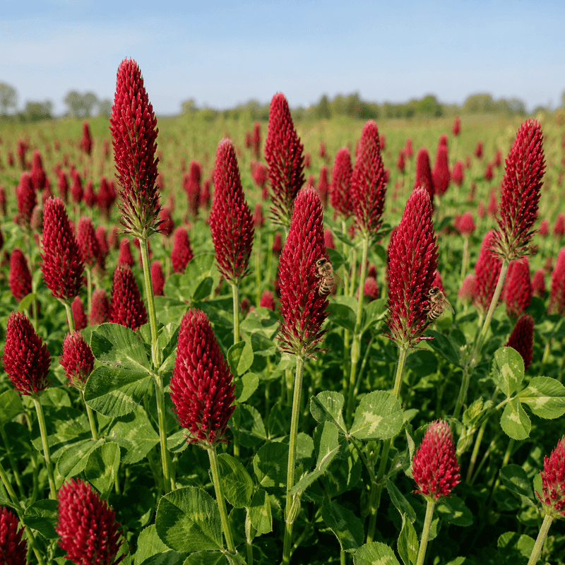 Use crimson clover as one season in a longer soil plan Use crimson clover as one season in a longer soil plan