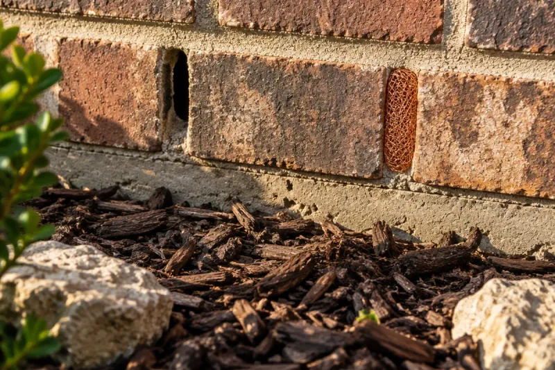 Use exclusion and perimeter management to reduce indoor entry Use exclusion and perimeter management to reduce indoor entry