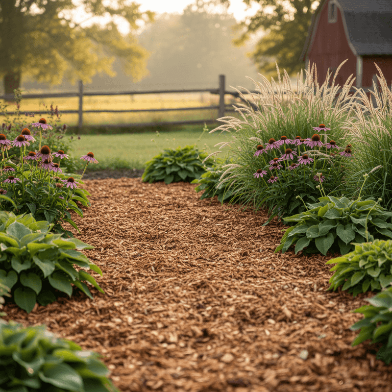 Use mulch and drainage to hold moisture steady