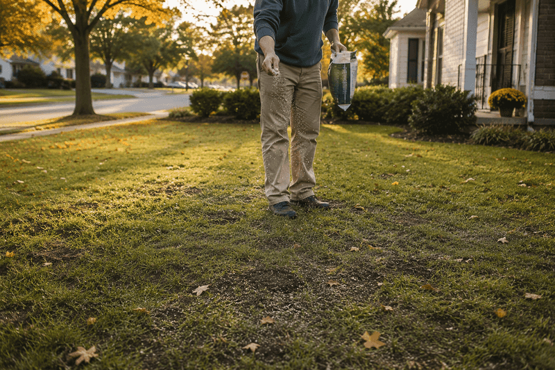 Use the seed-to-soil test before you reseed