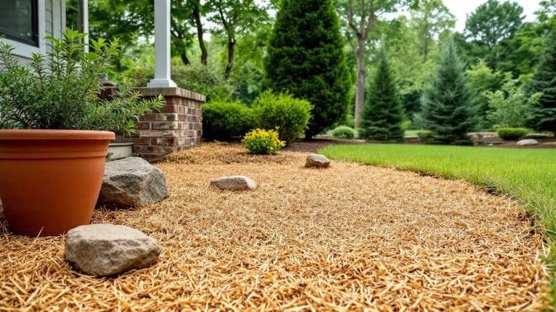 Wait for cool soil before spreading loose mulch Wait for cool soil before spreading loose mulch