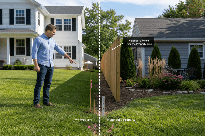 What happens when the roots reach the property line?