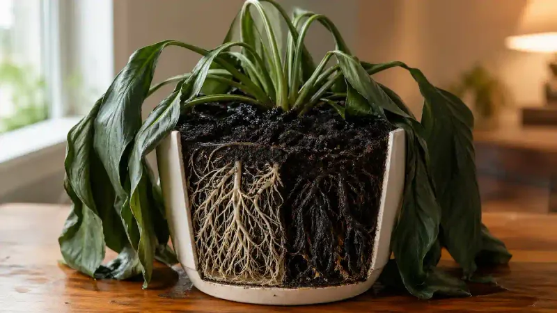 When Wet Soil Signals a Root Problem