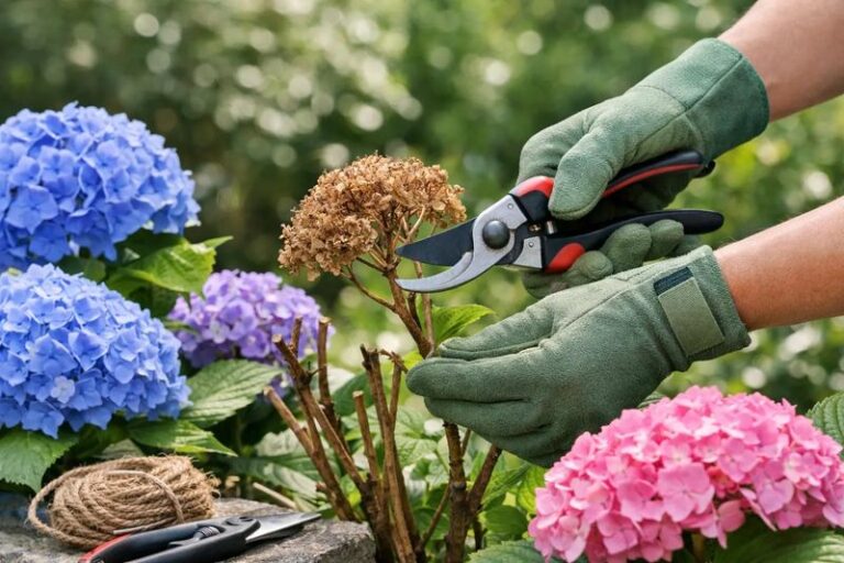 Your Hydrangeas Grew Full and Leafy but Refused to Bloom – Here’s the Pruning Cut Behind It