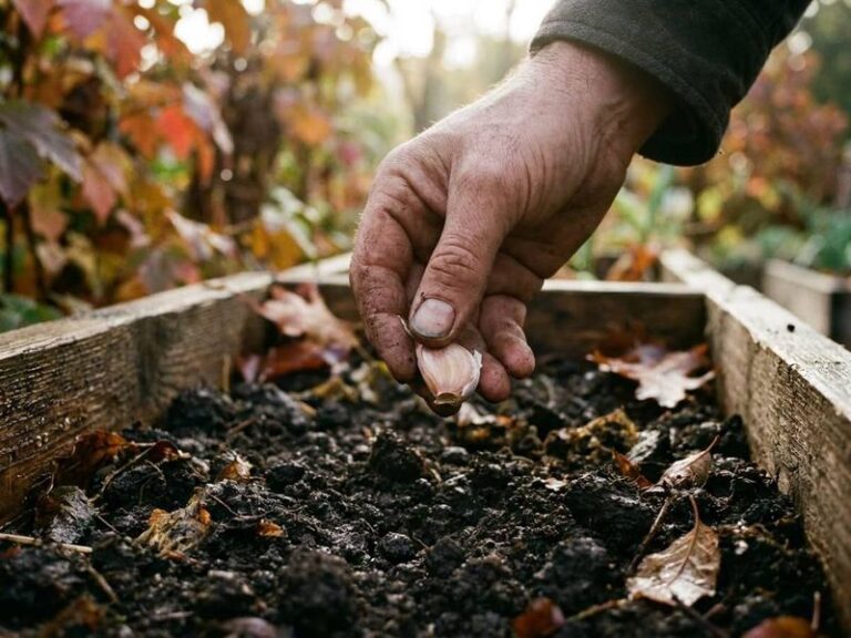 Your Fall Garlic Cloves Rot in the Ground Before They Ever Sprout – Here’s the Planting Slip Behind It