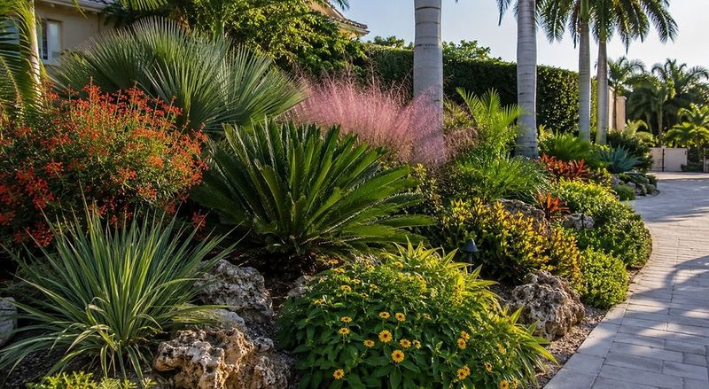 A Florida-friendly yard can include suitable non-native plants A Florida-friendly yard can include suitable non-native plants