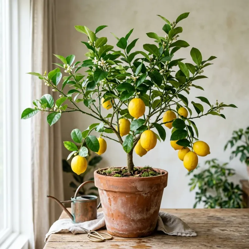 A container lemon’s cold-weather plan