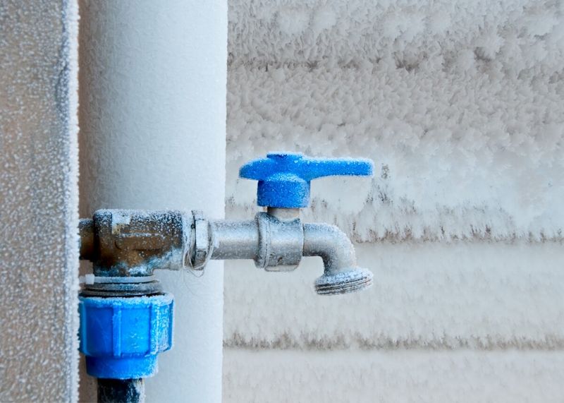 A conventional outdoor faucet may need a different step