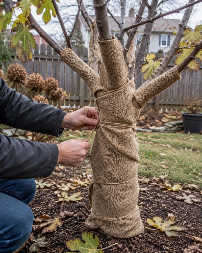 A frost can damage growth without killing the fig