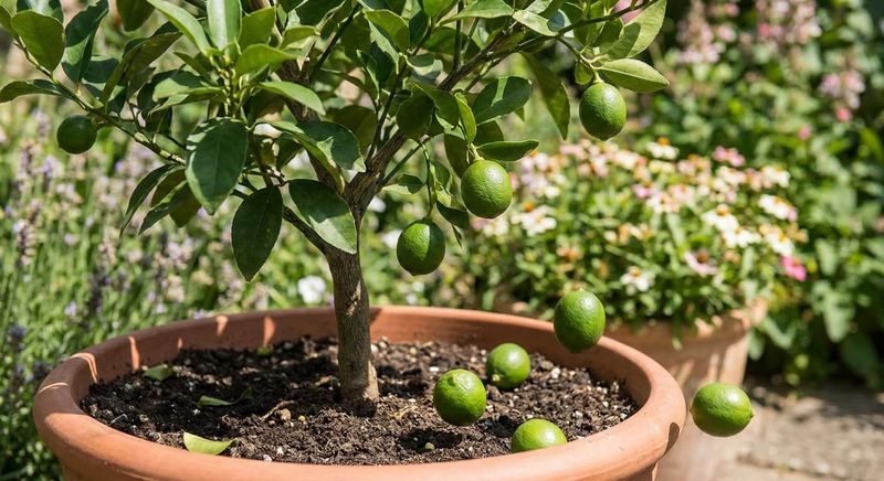 A handful of fallen fruit may be normal