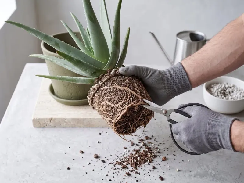 A limited rot may be worth a careful repot