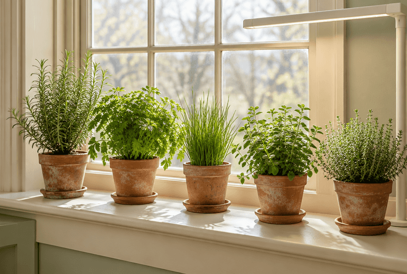 A sunny-looking window may still provide too little light A sunny-looking window may still provide too little light