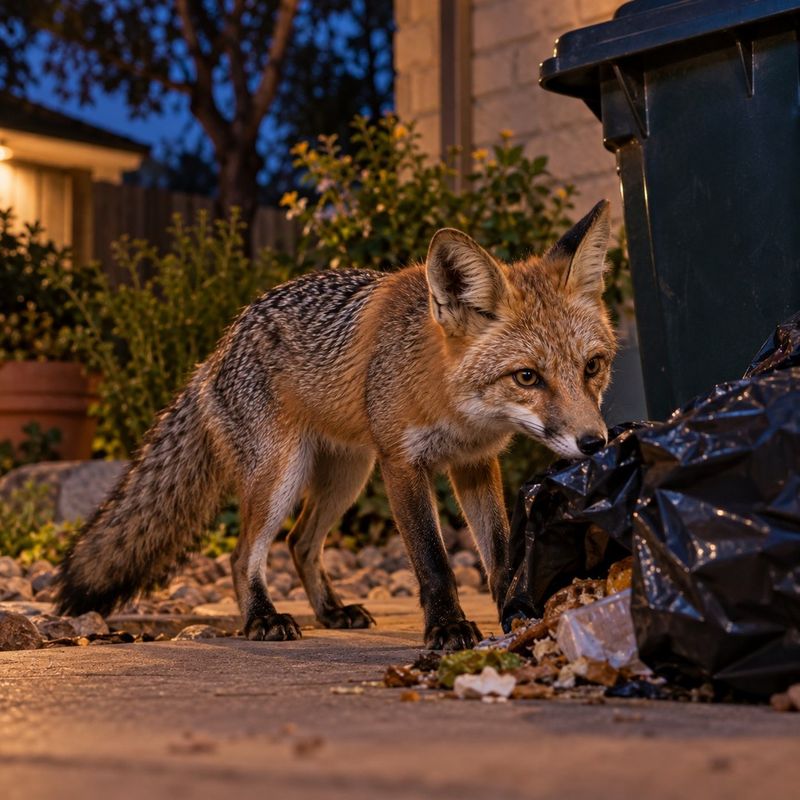 After the yard is clear, remove food attractants After the yard is clear, remove food attractants