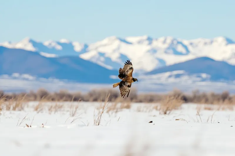 An Arctic breeder moves south for winter