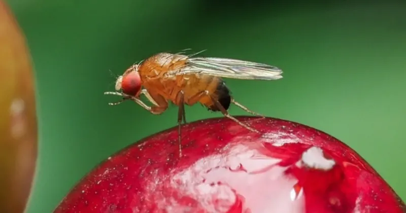An opossum eating fallen fruit is no substitute for cleanup An opossum eating fallen fruit is no substitute for cleanup