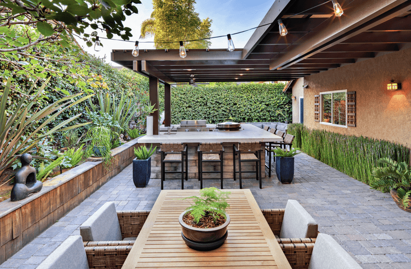 Build a safer patio with layers, not a single plant Build a safer patio with layers, not a single plant