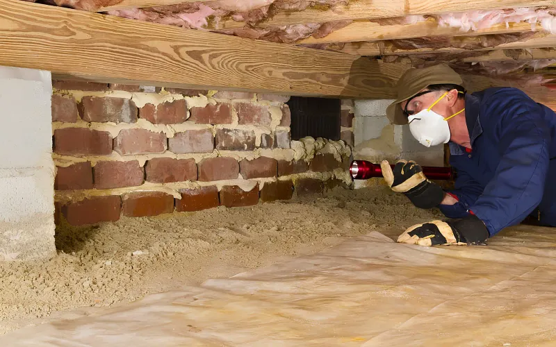 Check for dampness without treating it as proof of a leak