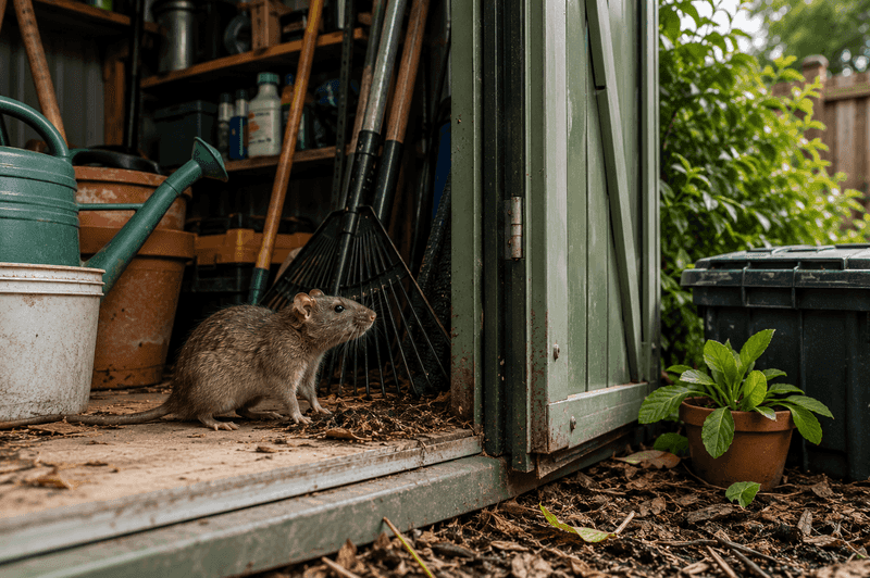 Check for rodent signs separately Check for rodent signs separately