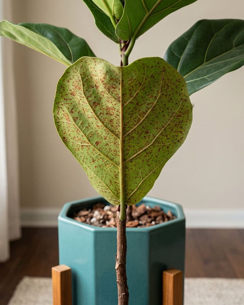 Check leaves for rust and clean up affected foliage Check leaves for rust and clean up affected foliage
