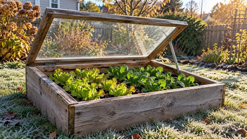 Check the temperature where the lettuce grows
