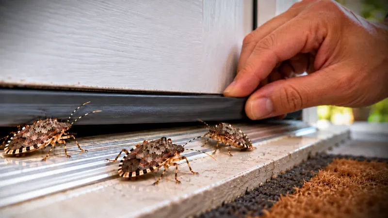 Check windows, vents, and other openings Check windows, vents, and other openings