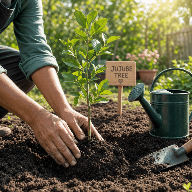 Choose a sunny site and water the tree as it establishes Choose a sunny site and water the tree as it establishes
