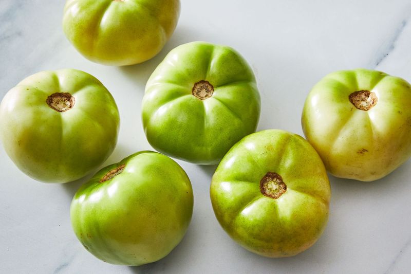 Choose tomatoes mature enough to ripen Choose tomatoes mature enough to ripen