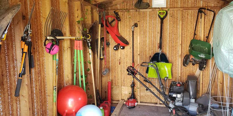 Cluttered Sheds and Garages