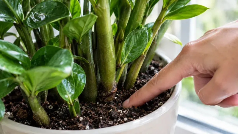 Dry soil and good drainage protect the plant