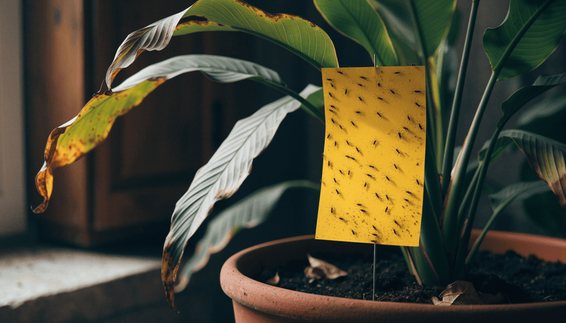 Dry storage and careful watering reduce opportunities for gnats Dry storage and careful watering reduce opportunities for gnats