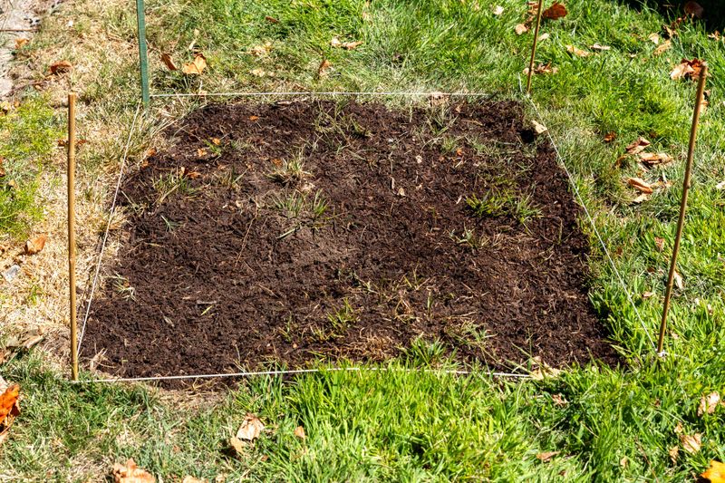 Fill a small low spot in stages