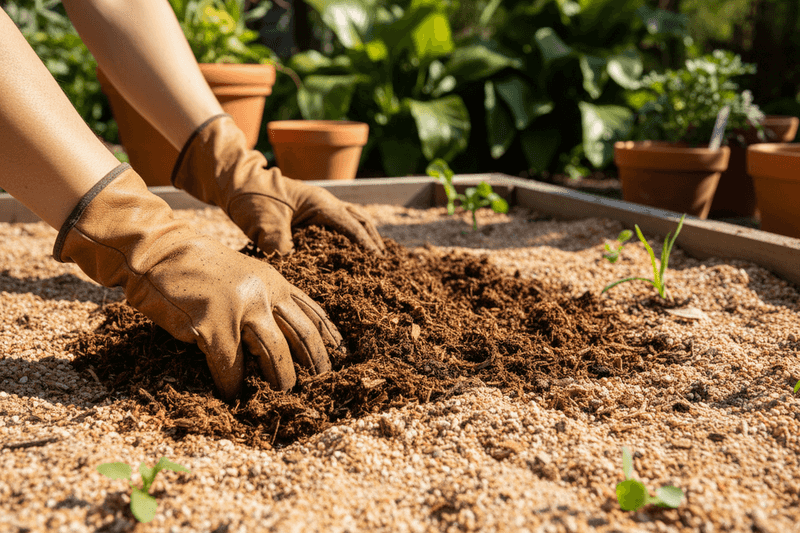 Florida sand benefits from organic matter, not a coffee-grounds shortcut