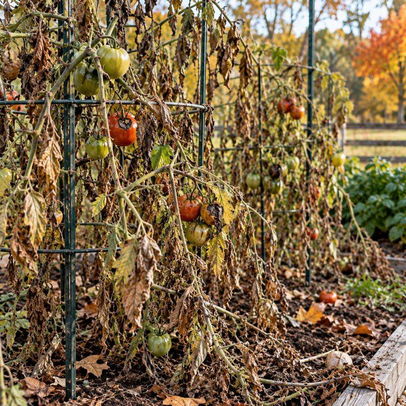 Focus fall cleanup on tomato disease reservoirs Focus fall cleanup on tomato disease reservoirs